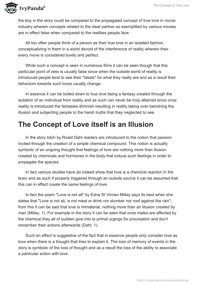 The Concept of True Love. Page 3