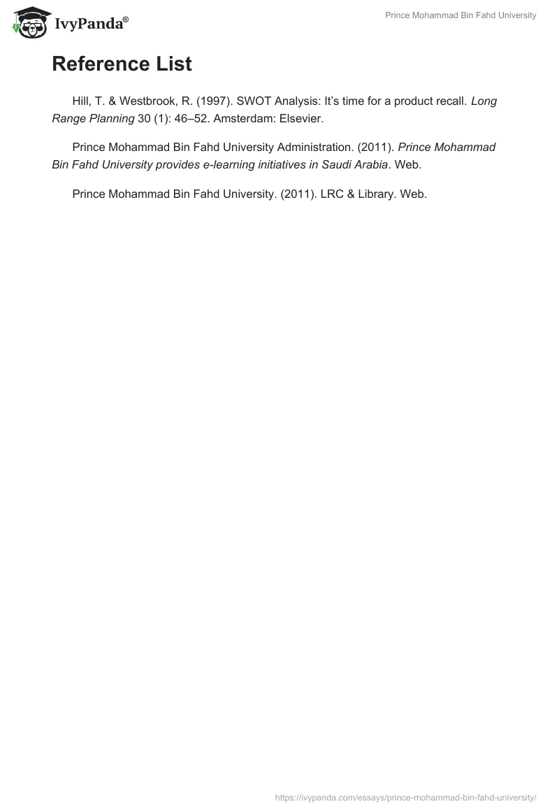 Prince Mohammad Bin Fahd University. Page 5