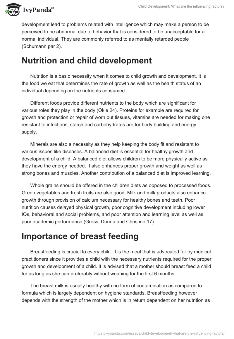 Child Development: What are the Influencing Factors?. Page 4