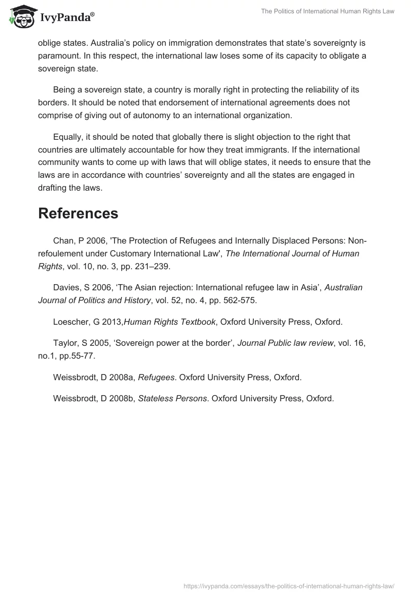 The Politics of International Human Rights Law. Page 3