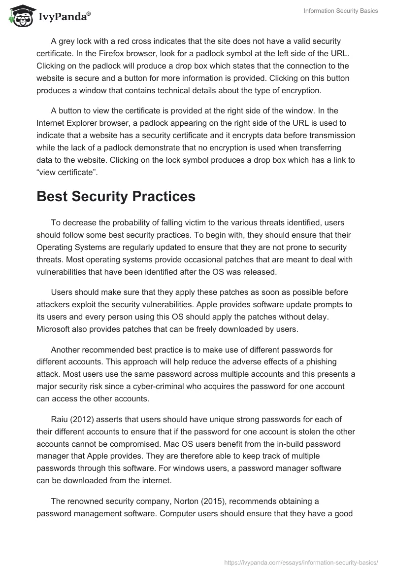 Information Security Basics. Page 4