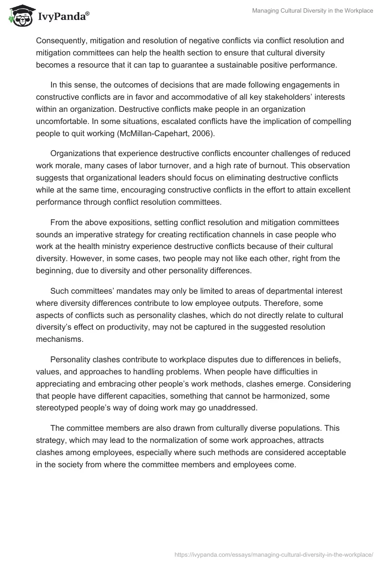 Managing Cultural Diversity in the Workplace. Page 5