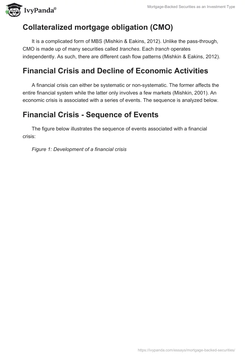 Mortgage-Backed Securities as an Investment Type. Page 2