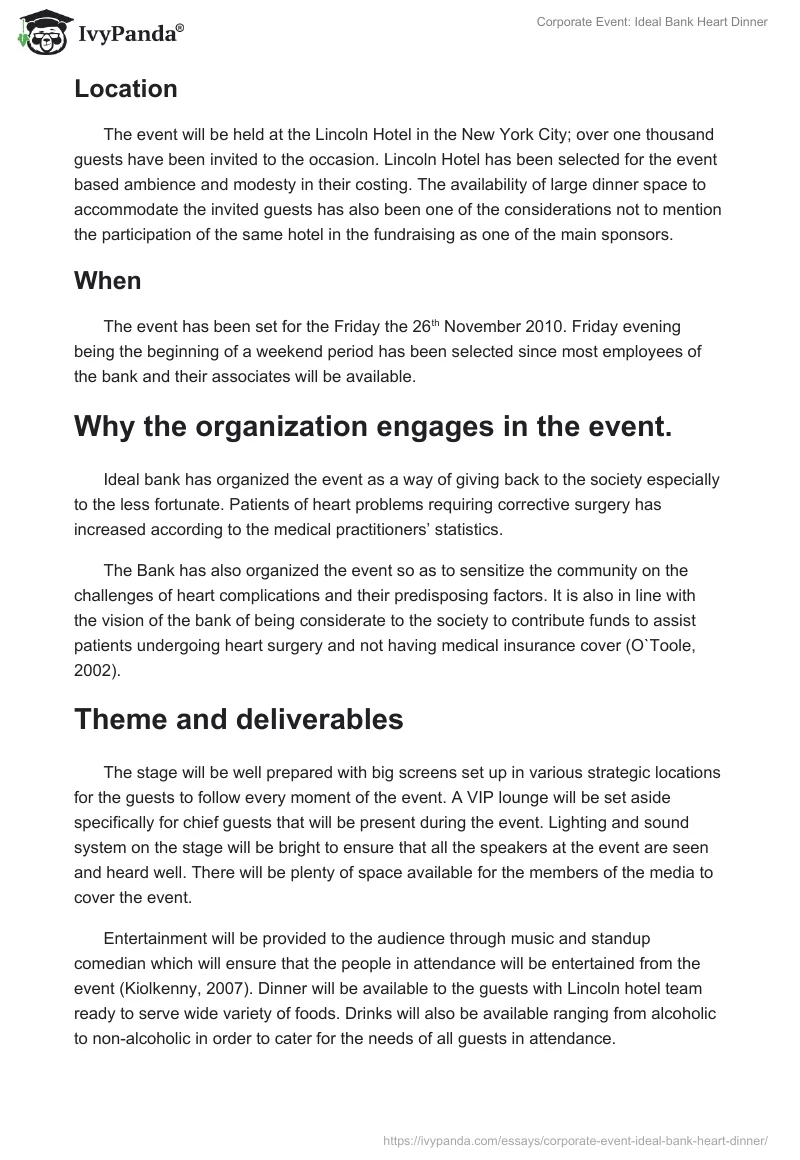 Corporate Event: Ideal Bank Heart Dinner. Page 2