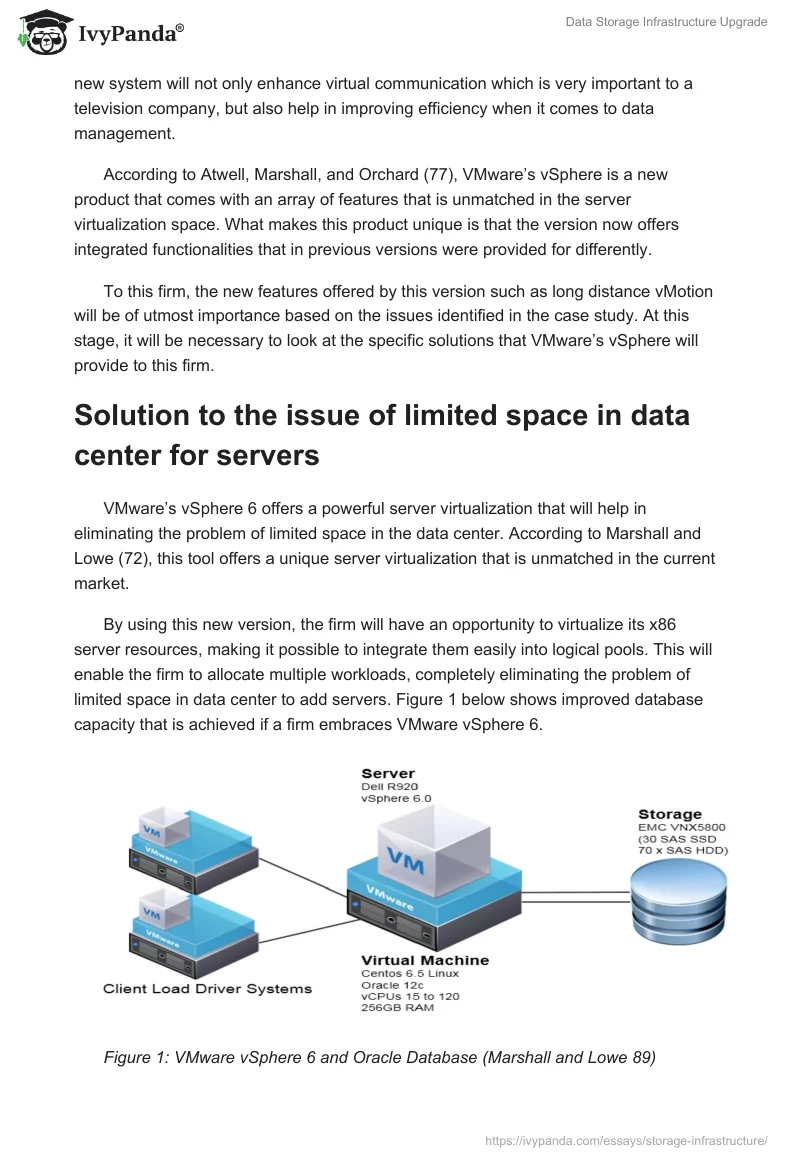 Data Storage Infrastructure Upgrade. Page 2