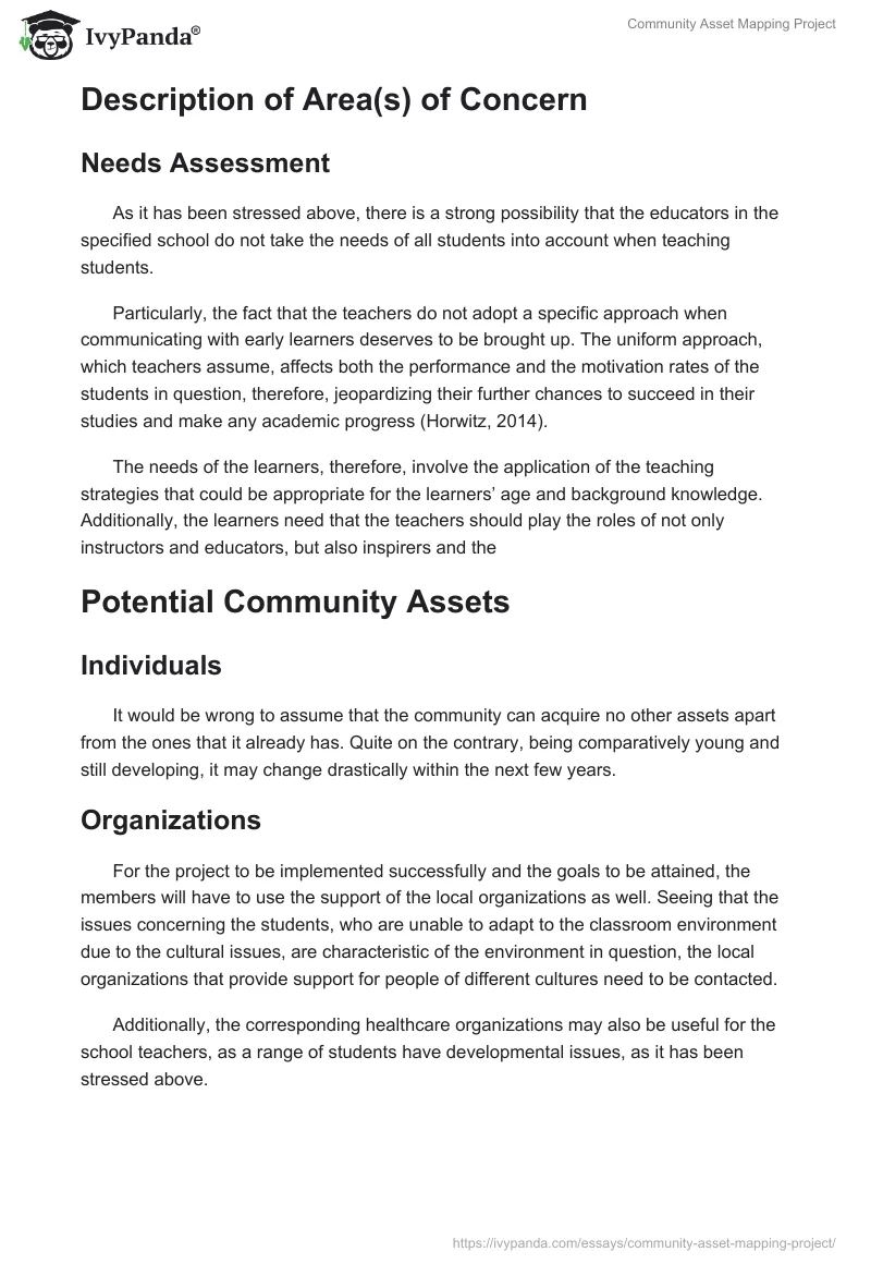 Community Asset Mapping Project. Page 4