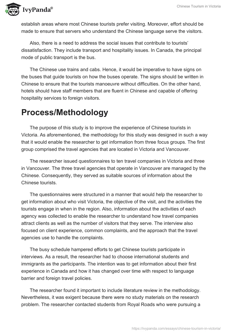 Chinese Tourism in Victoria. Page 3