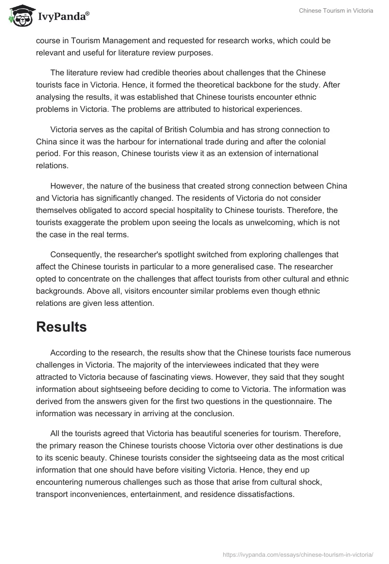 Chinese Tourism in Victoria. Page 4