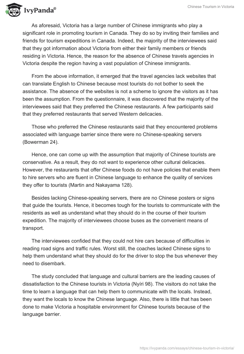 Chinese Tourism in Victoria. Page 5