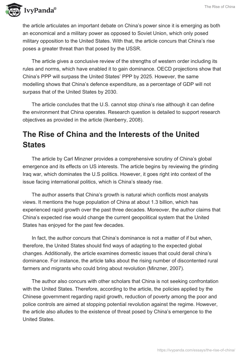 The Rise of China. Page 3