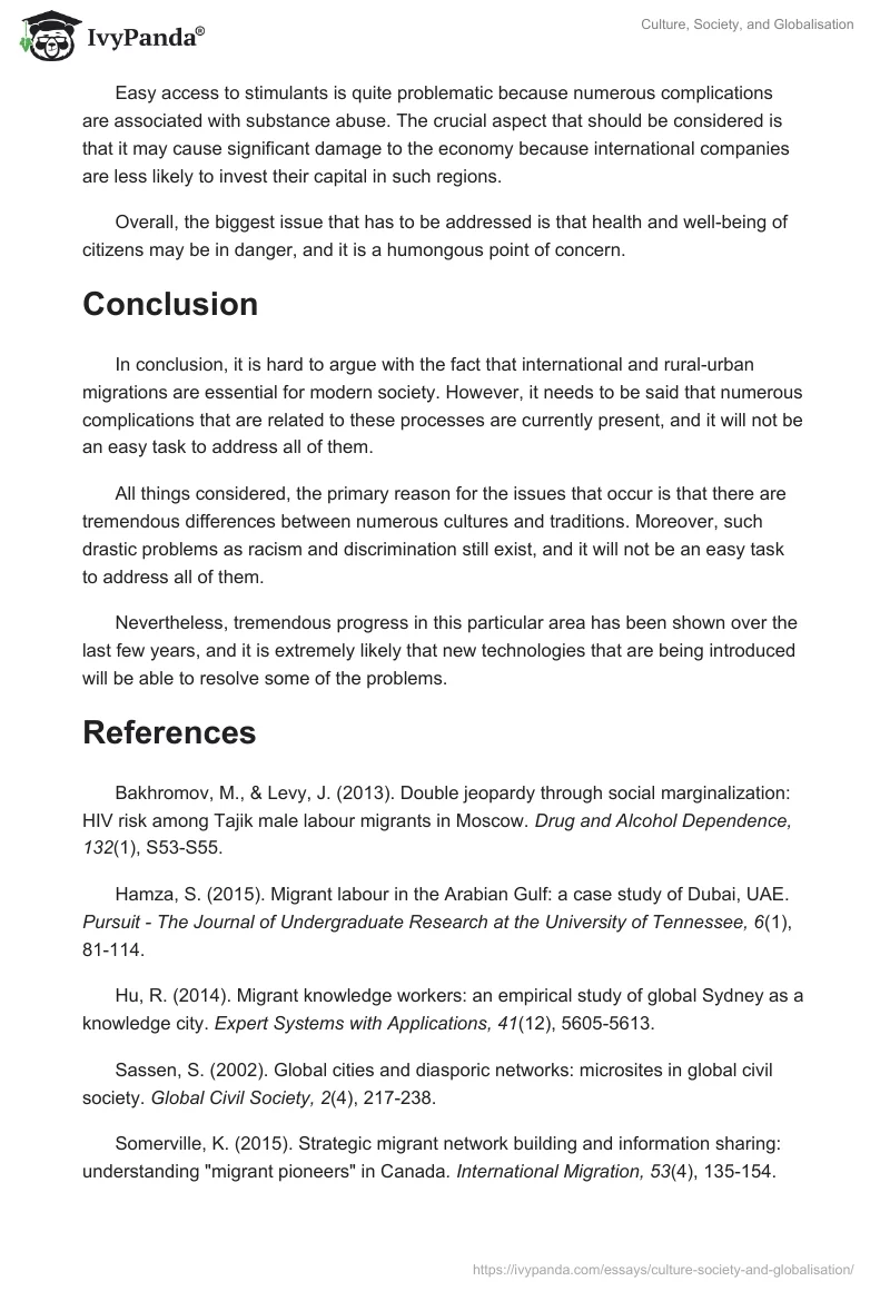 Culture, Society, and Globalisation. Page 5