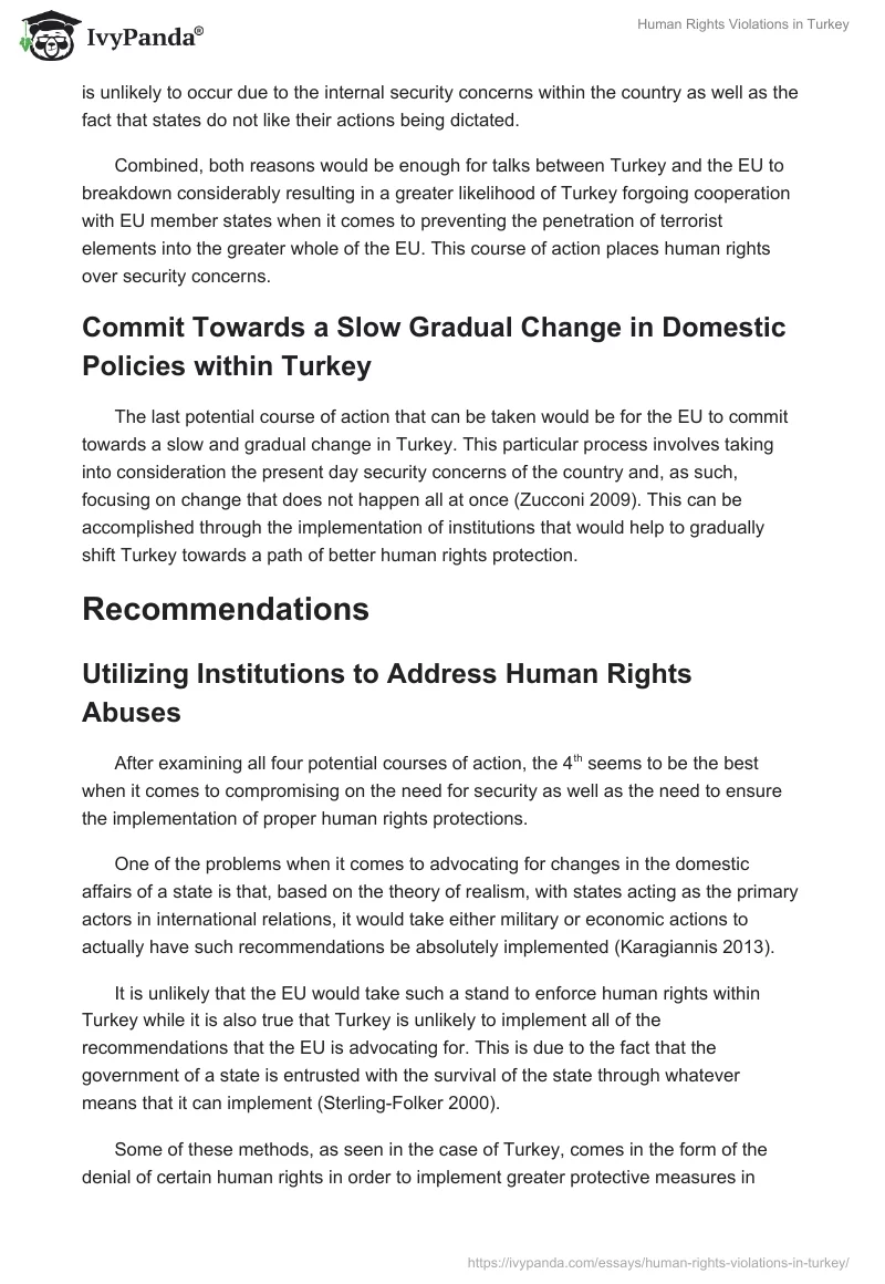 Human Rights Violations in Turkey. Page 4