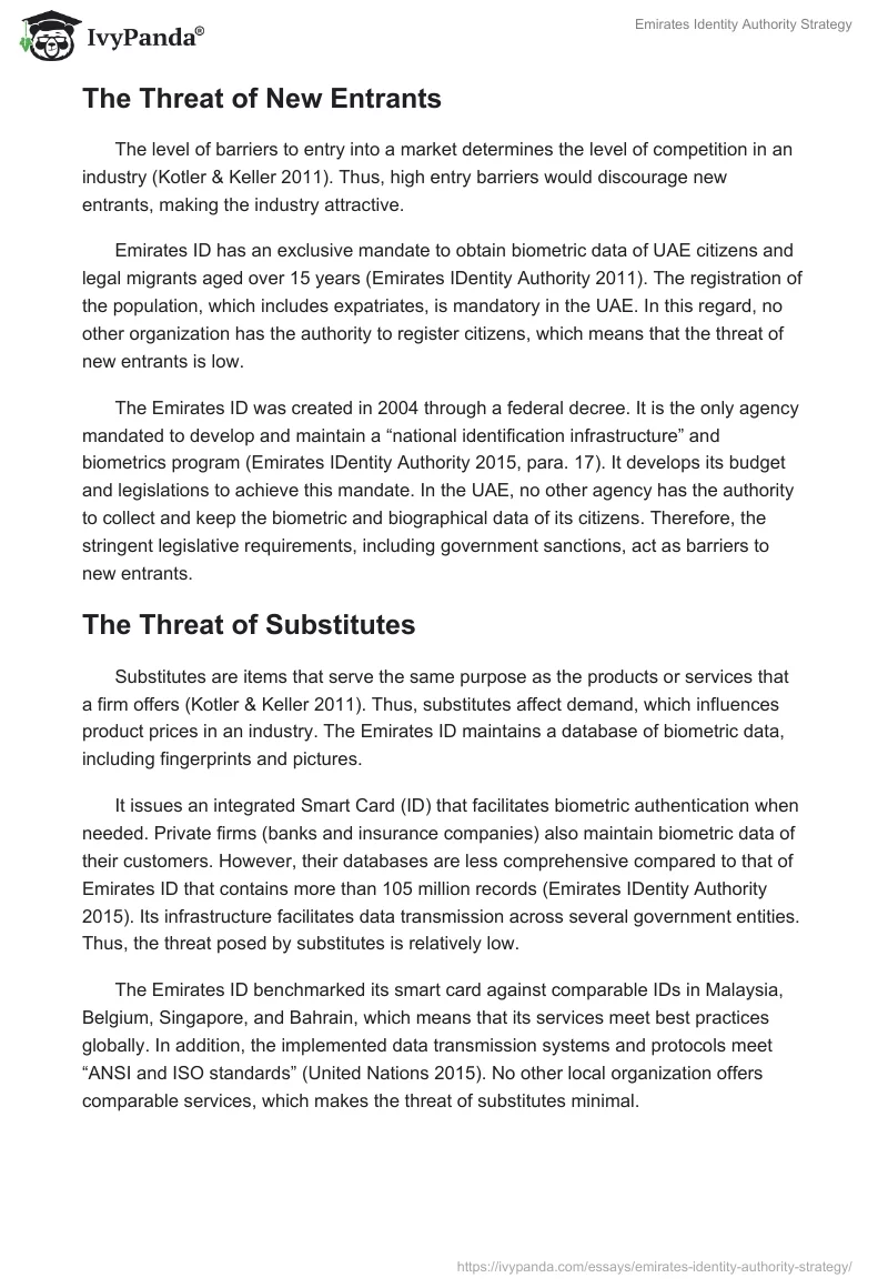 Emirates Identity Authority Strategy. Page 5