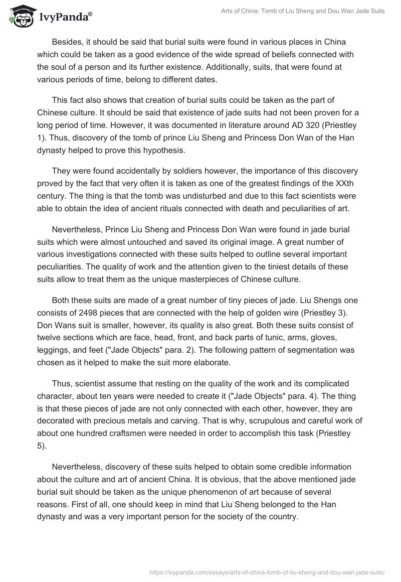 Arts of China: Tomb of Liu Sheng and Dou Wan Jade Suits. Page 3