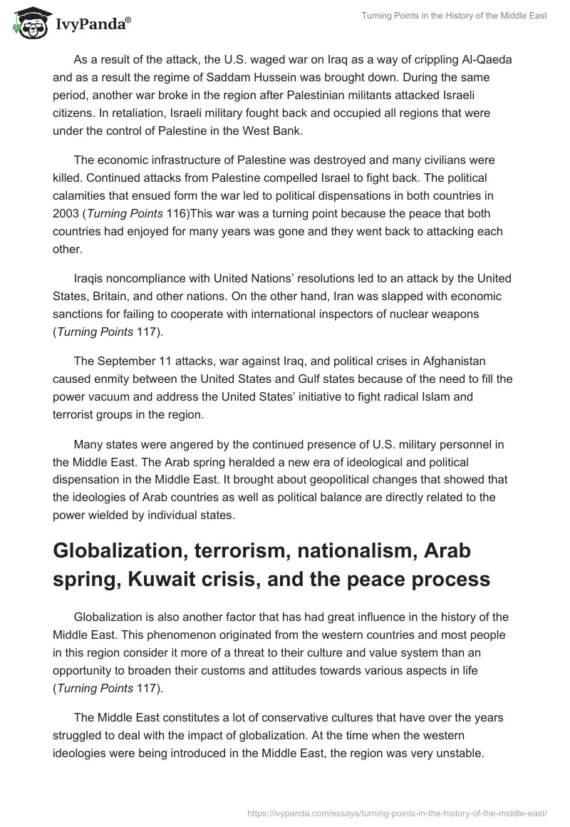 Turning Points in the History of the Middle East. Page 3