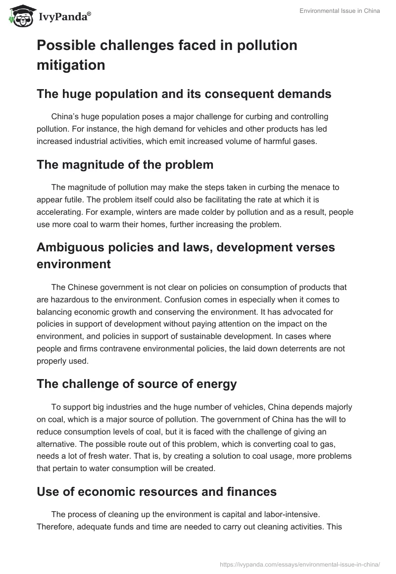 Environmental Issue in China. Page 4