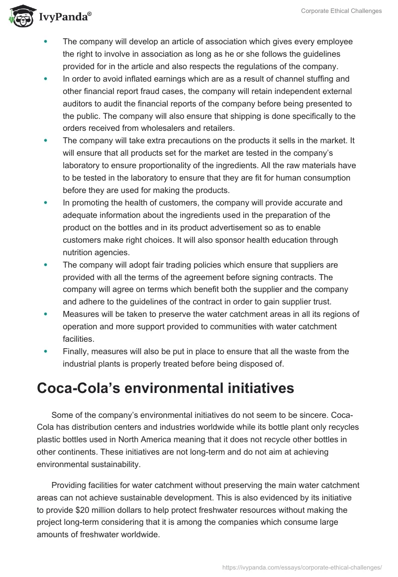 Corporate Ethical Challenges. Page 3