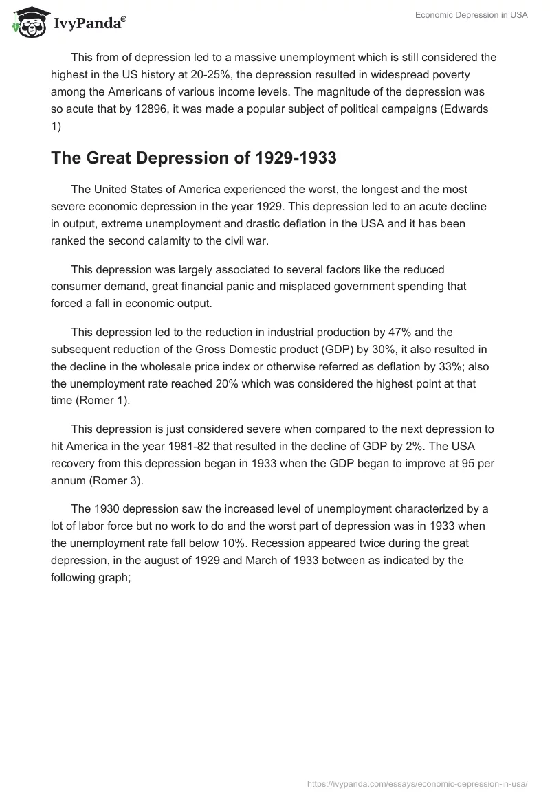 Economic Depression in USA. Page 2