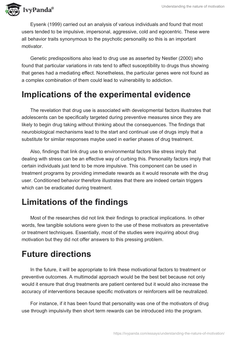 Understanding the Nature of Motivation. Page 4