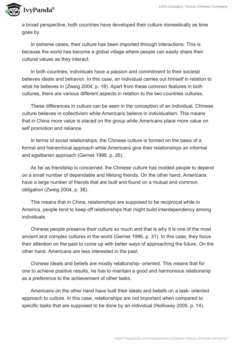 USA Company Versus Chinese Company. Page 3