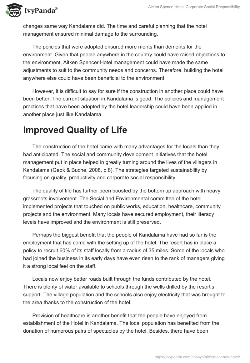 Aitken Spence Hotel: Corporate Social Responsibility. Page 2