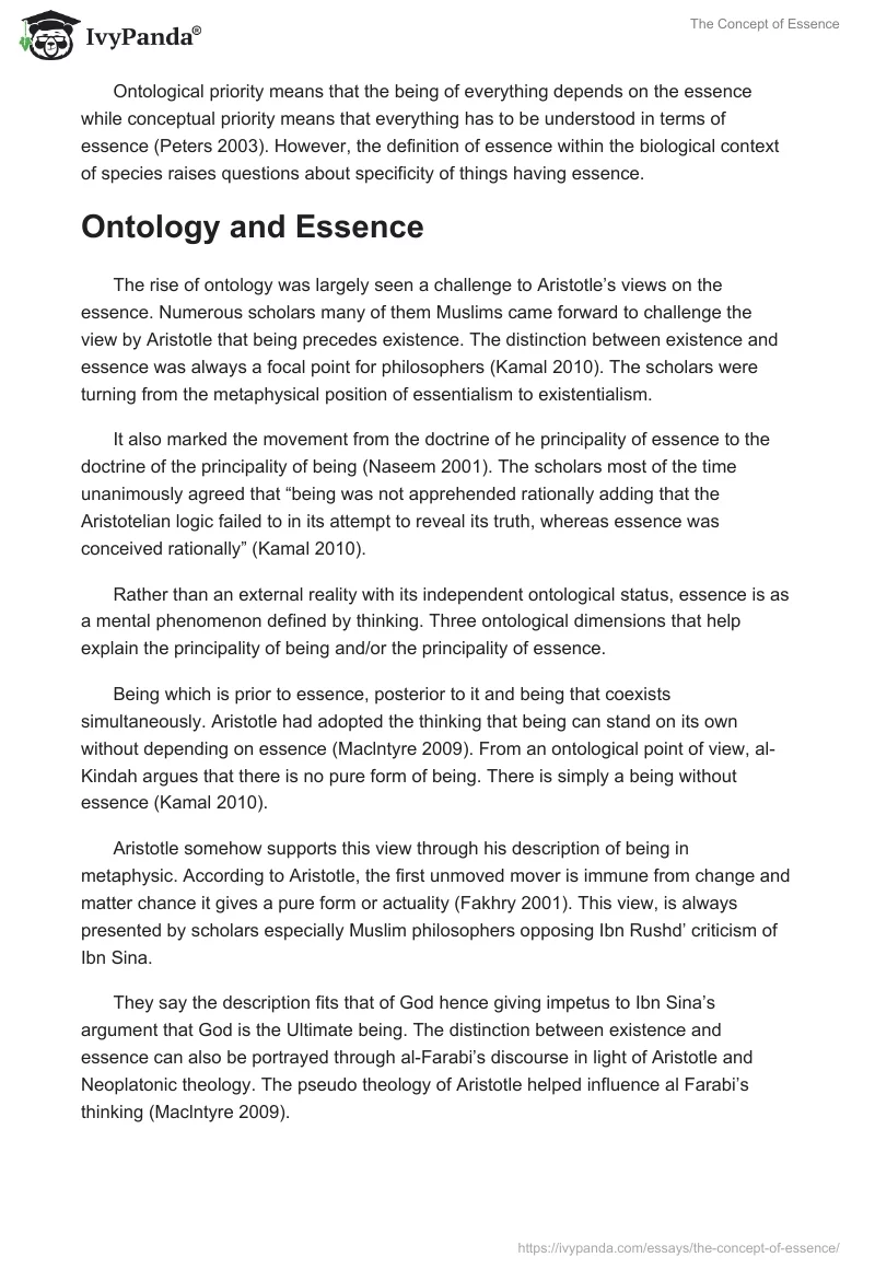 The Concept of Essence. Page 5
