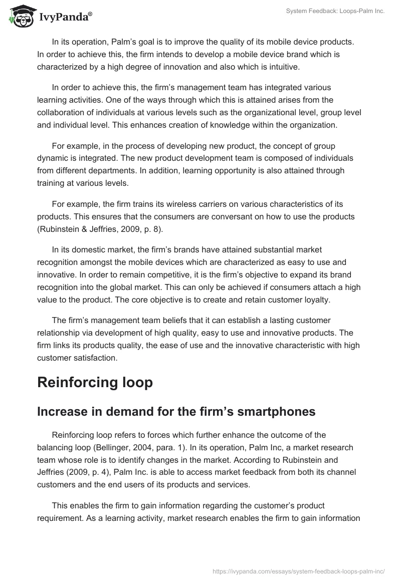 System Feedback: Loops-Palm Inc.. Page 2