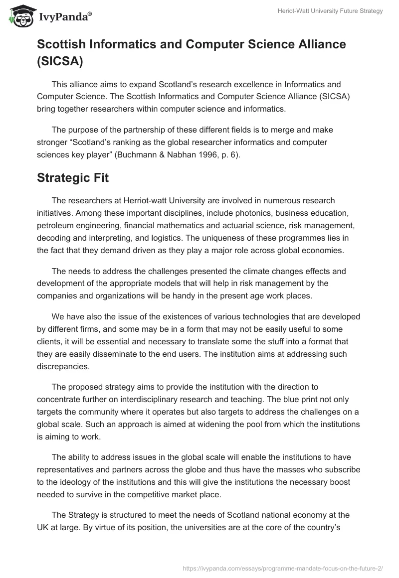 Heriot-Watt University Future Strategy. Page 4
