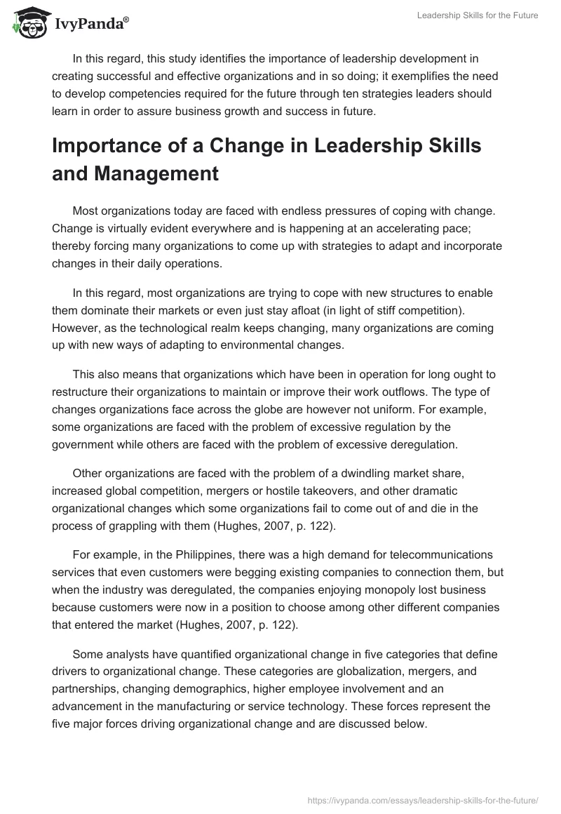 Leadership Skills for the Future. Page 3