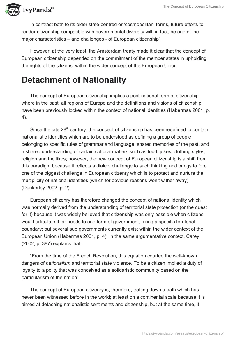 The Concept of European Citizenship. Page 5