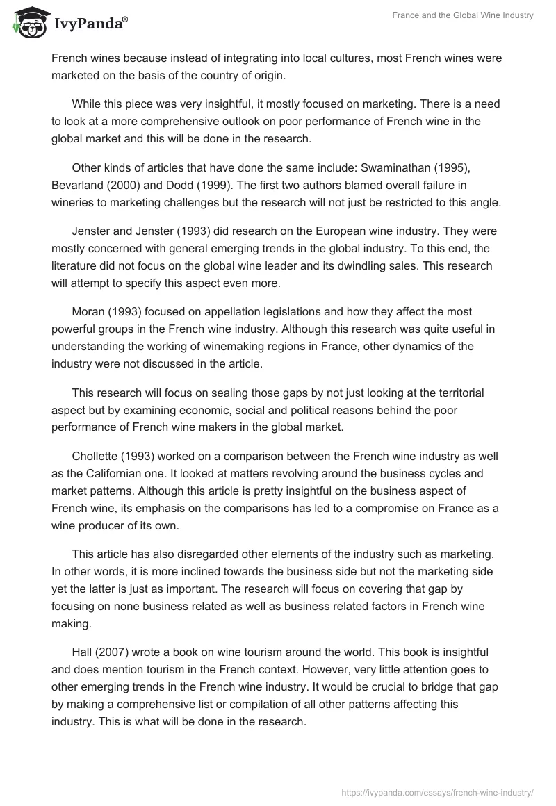France and the Global Wine Industry. Page 2