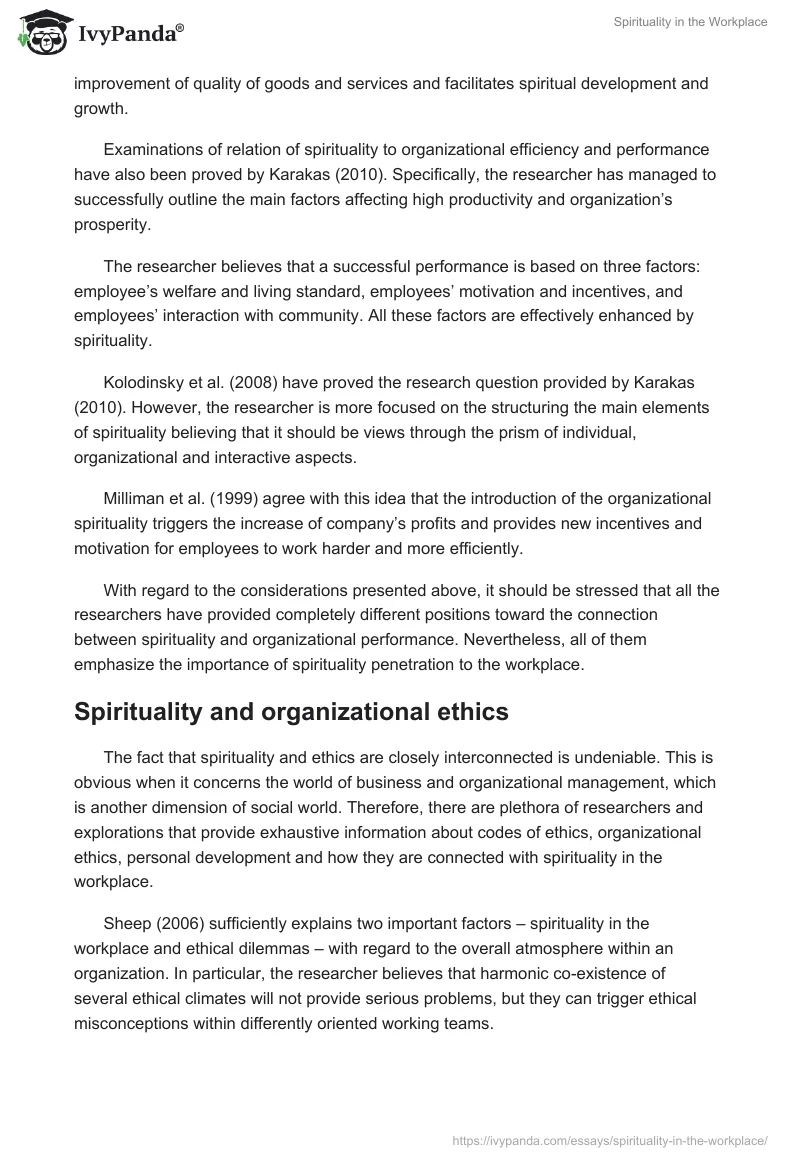 Spirituality in the Workplace. Page 3