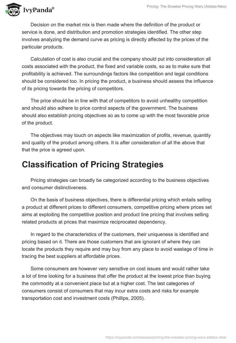 Pricing: The Sneaker Pricing Wars (Adidas-Nike). Page 2