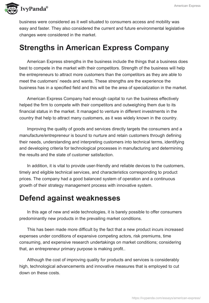 American Express. Page 4