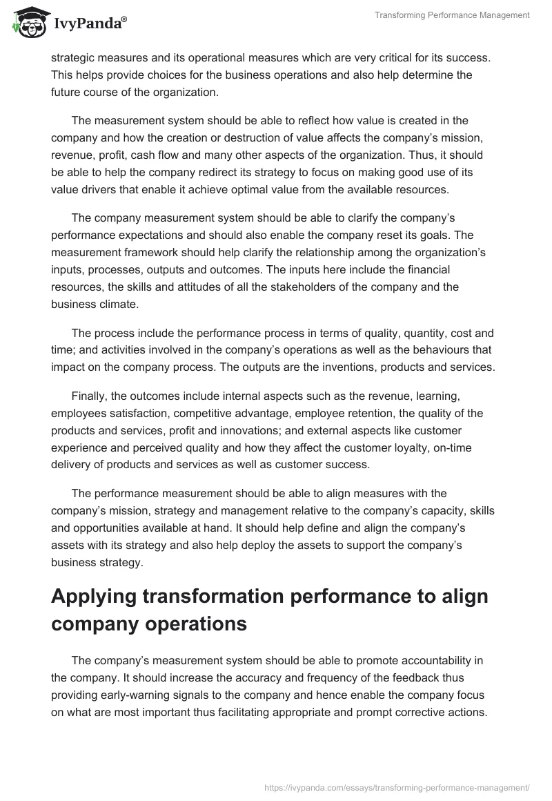 Transforming Performance Management. Page 4