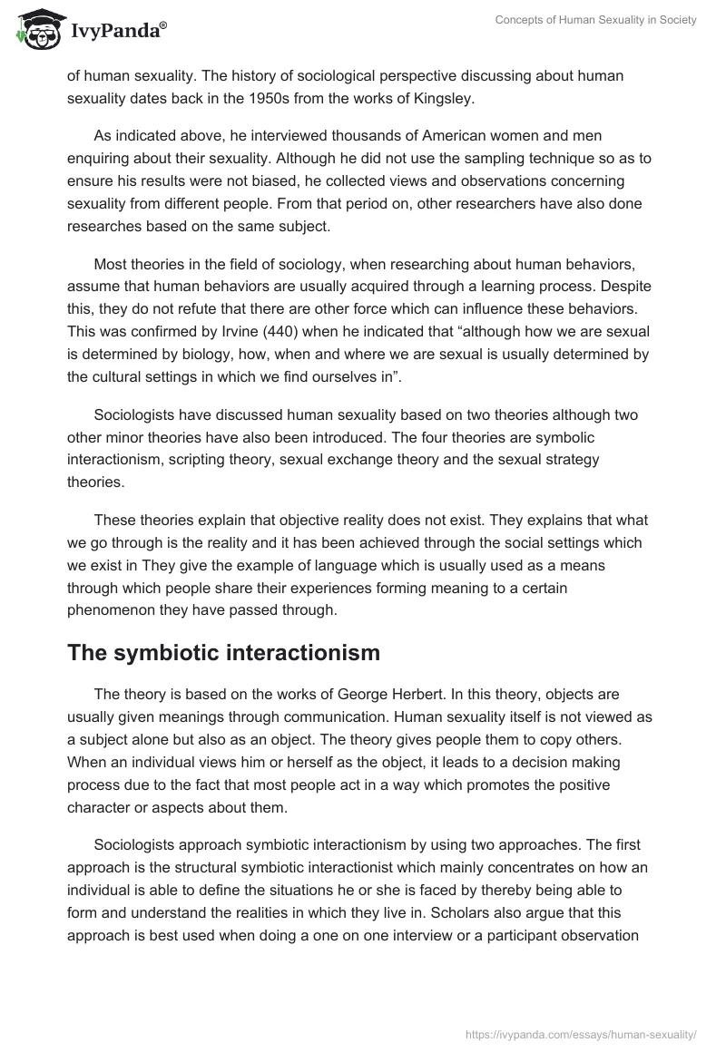 Concepts of Human Sexuality in Society. Page 2