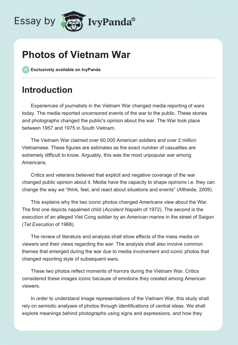 Photos of Vietnam War. Page 1
