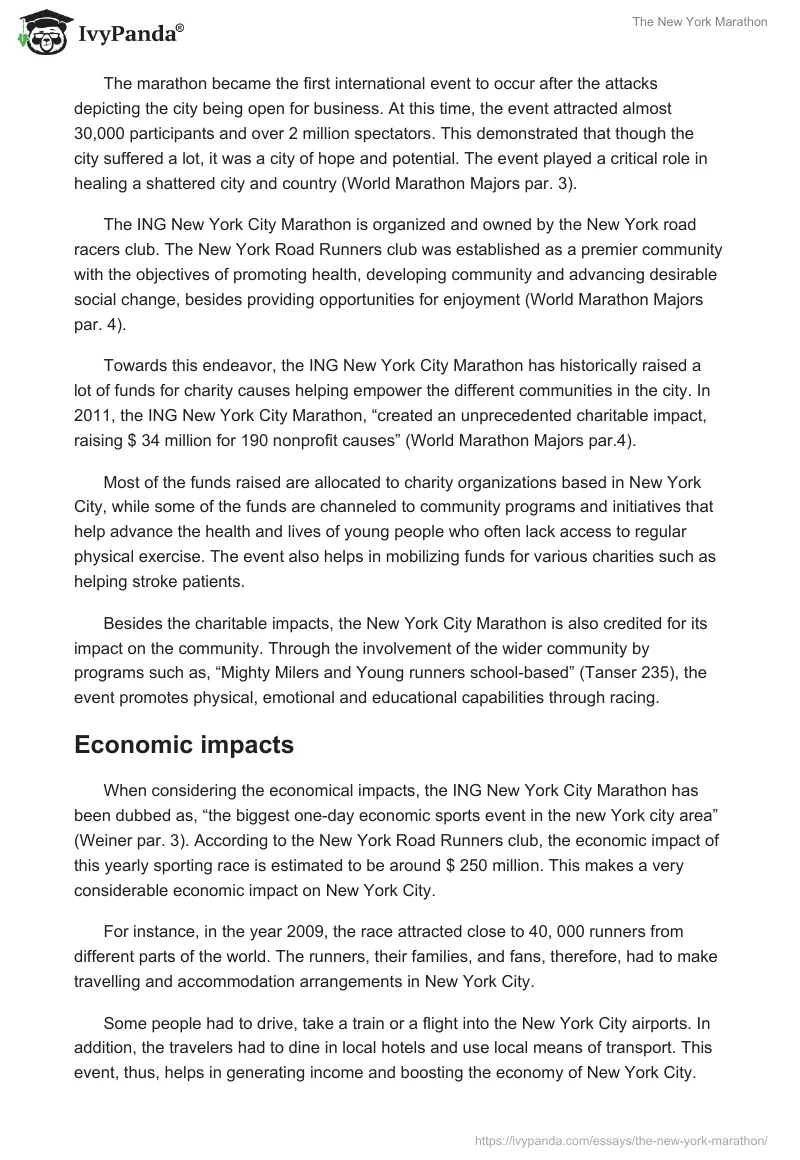 The New York Marathon. Page 3