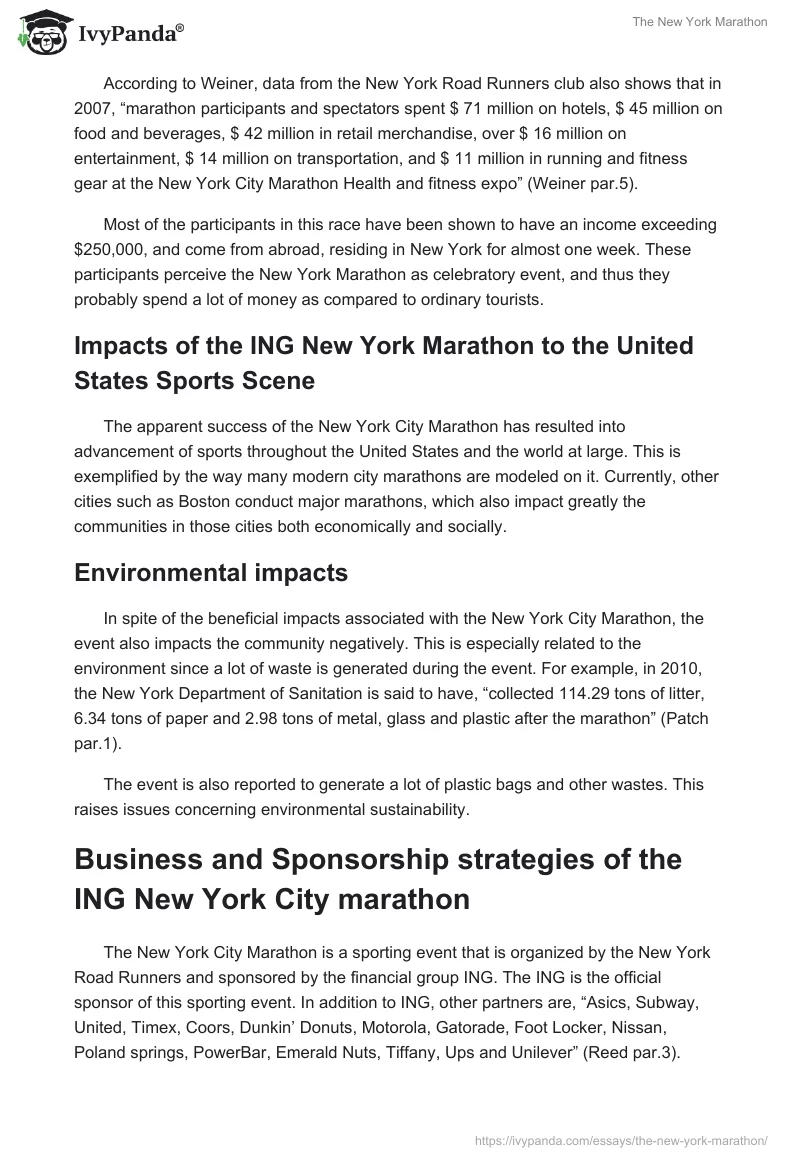 The New York Marathon. Page 4