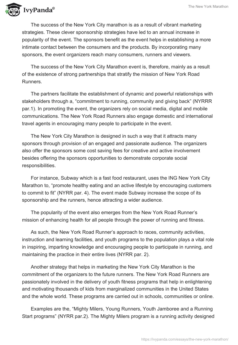 The New York Marathon. Page 5