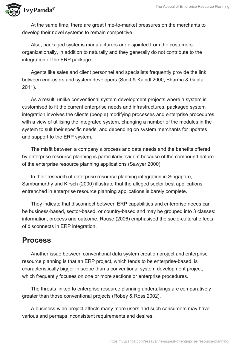 The Appeal of Enterprise Resource Planning. Page 4