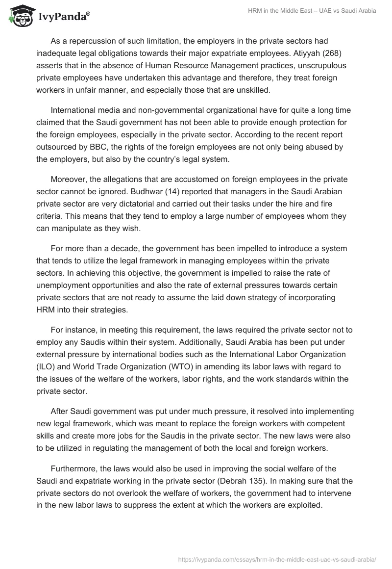 HRM in the Middle East – UAE vs Saudi Arabia. Page 2