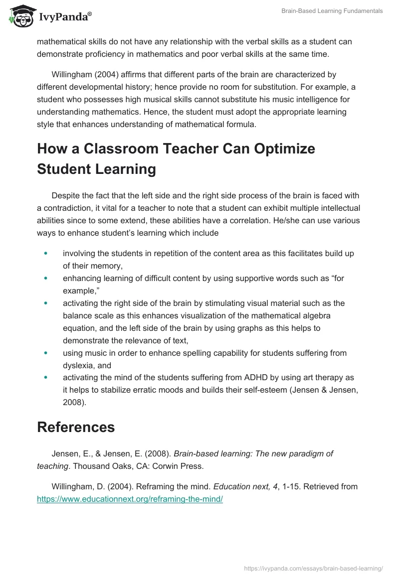 Brain-Based Learning Fundamentals. Page 3