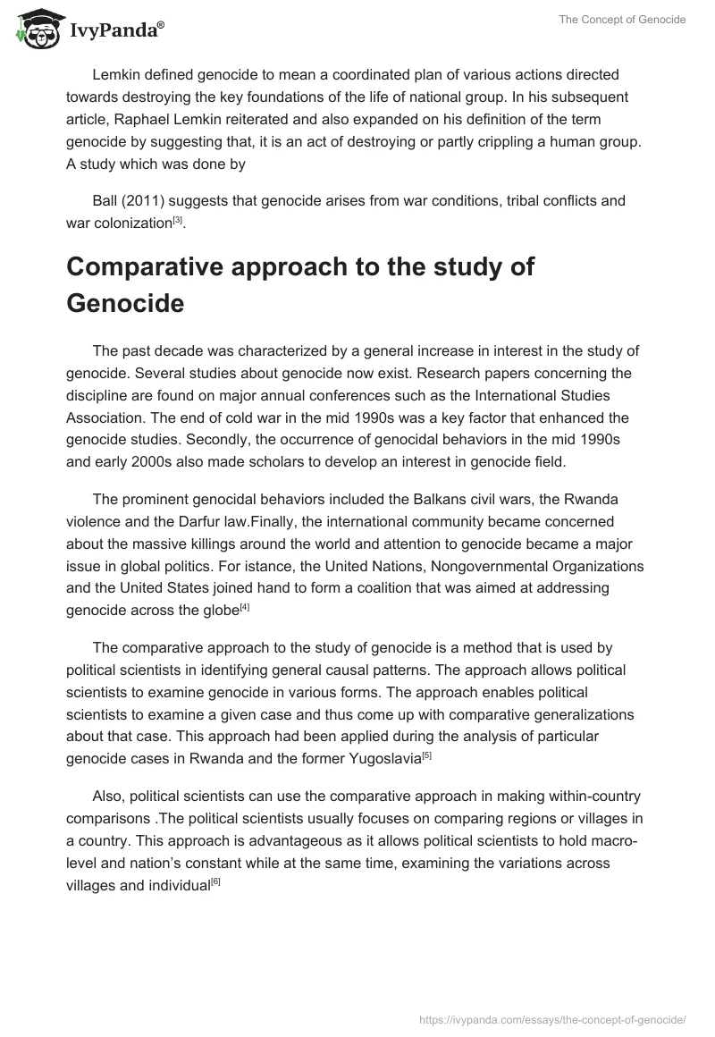 The Concept of Genocide. Page 2