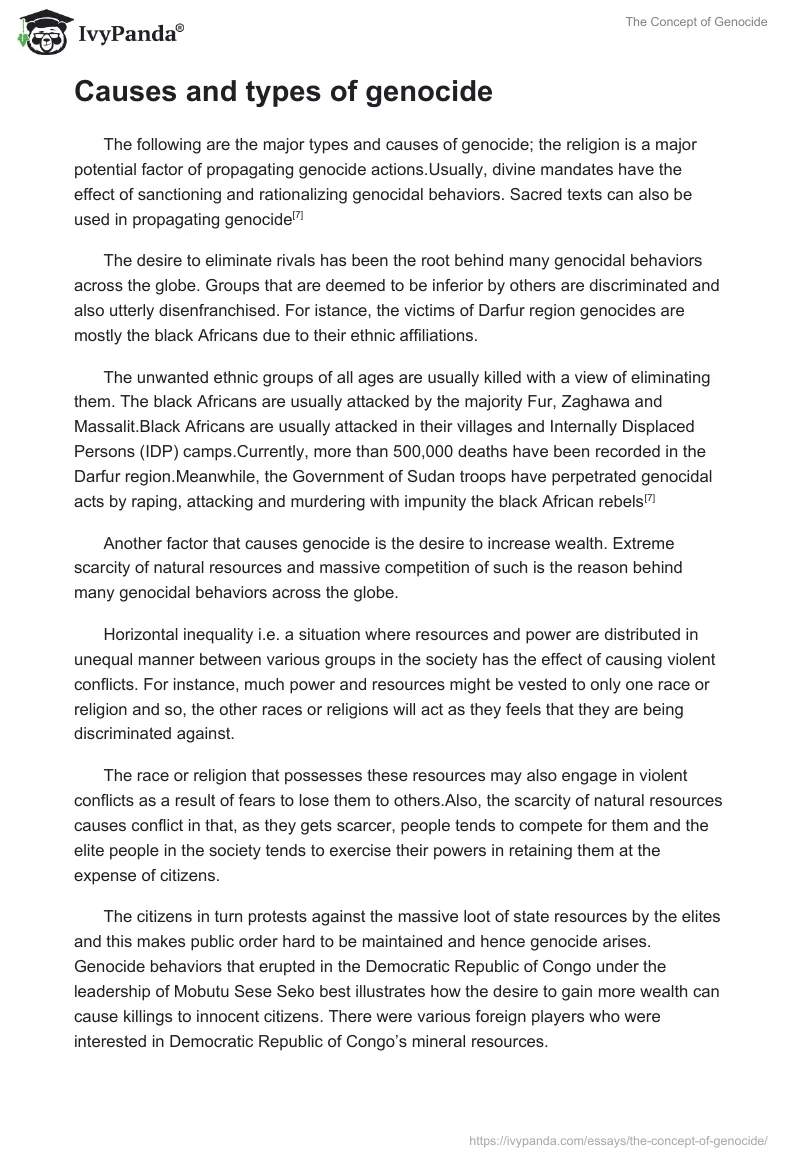 The Concept of Genocide. Page 3