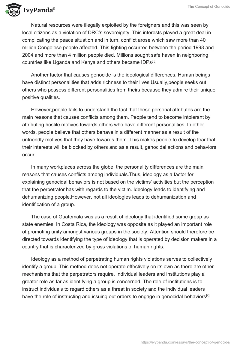 The Concept of Genocide. Page 4