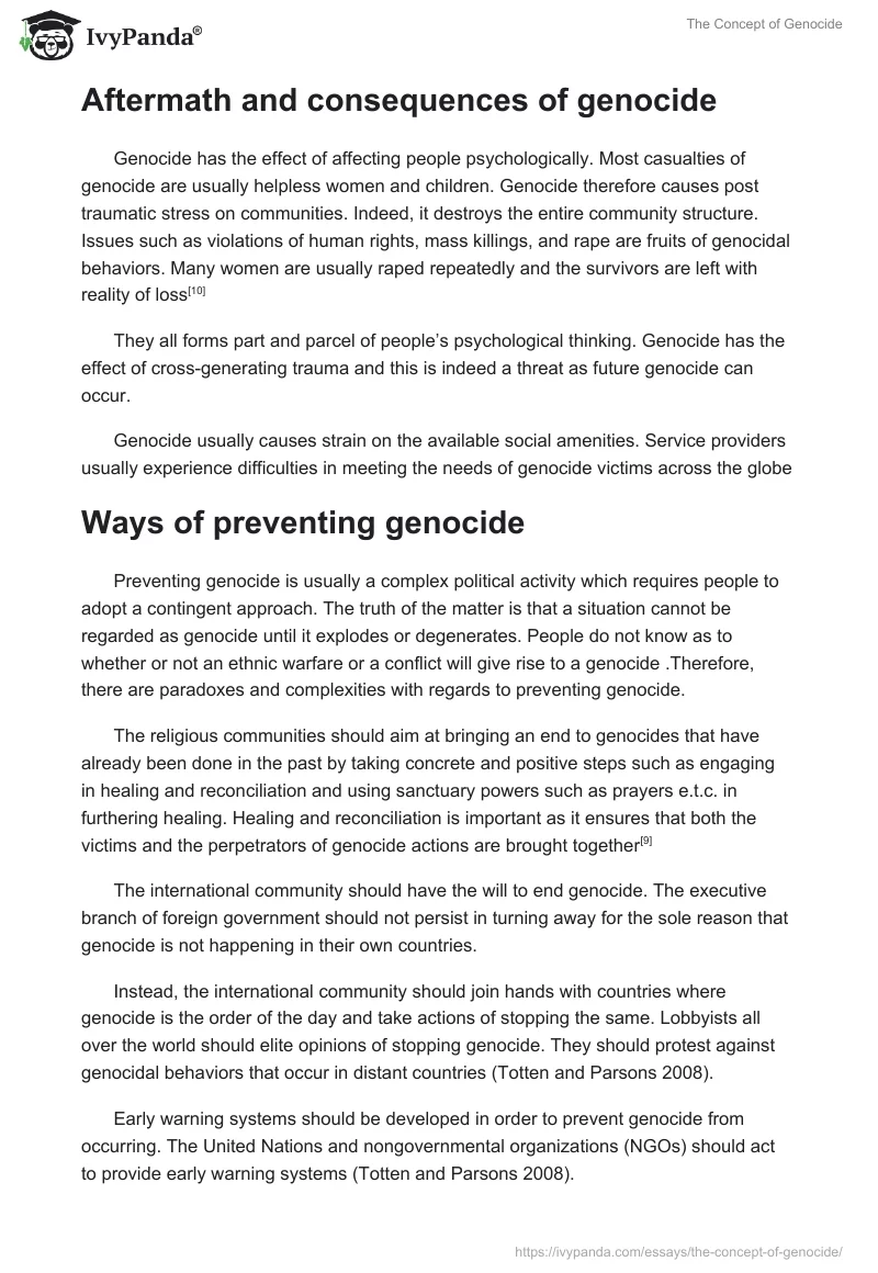 The Concept of Genocide. Page 5
