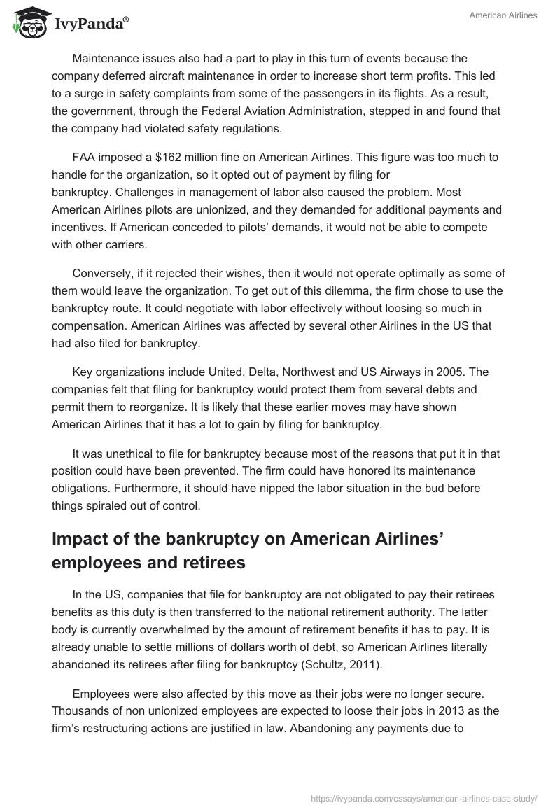 American Airlines. Page 3