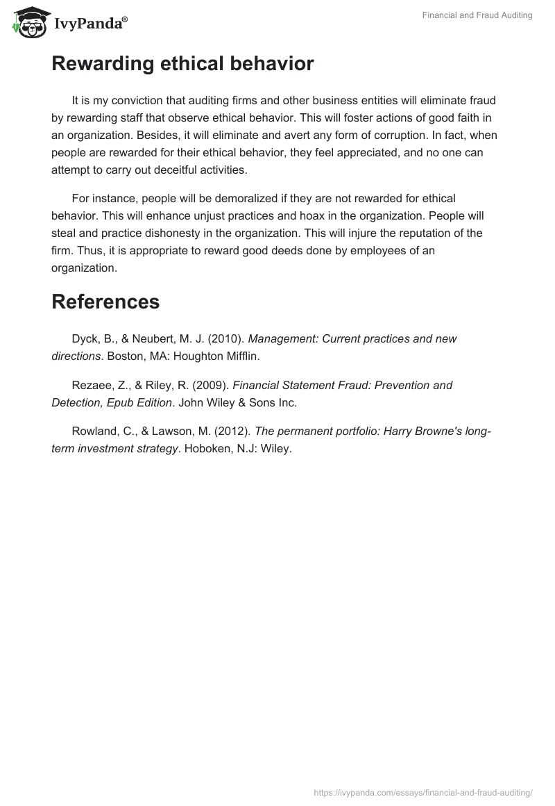 Financial and Fraud Auditing. Page 4