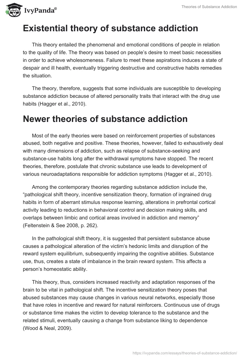 Theories of Substance Addiction. Page 5